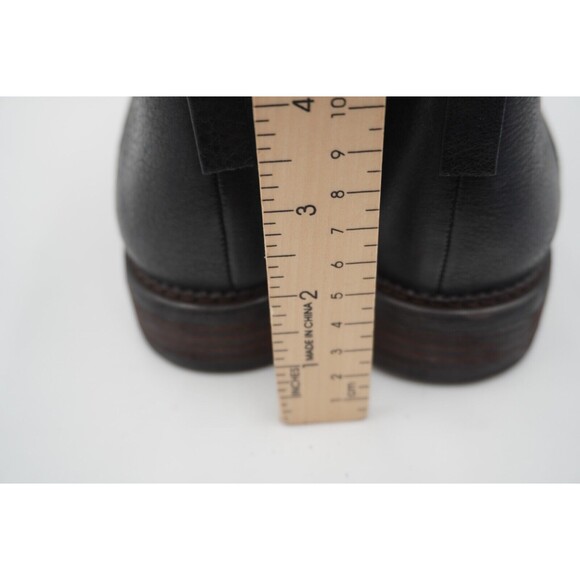 Franco Sarto Hyla Leather Ankle Boot Women's Size 11M Black Bootie Side Zip - Picture 9 of 10